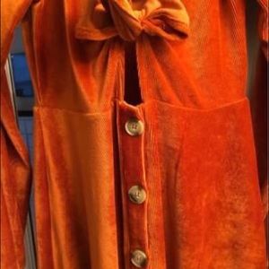 Orange women’s dress